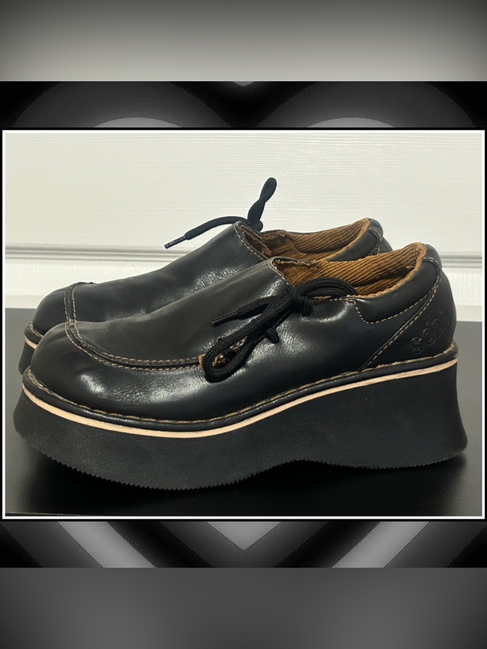 Vintage 90s Chunky Platform Loafers